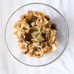 Sausage and mushroom creamy pasta