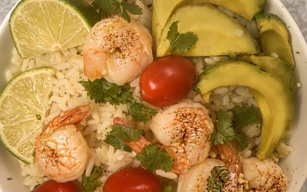 Cilantro Lime Shrimp Bowl