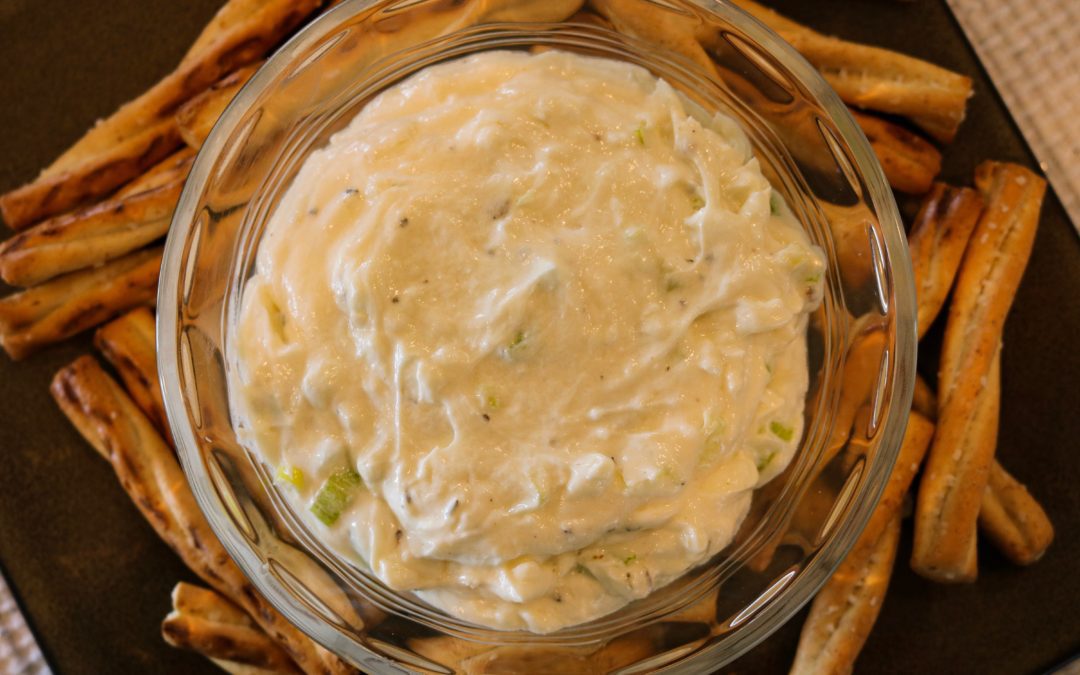 Lemon Goat Cheese Dip