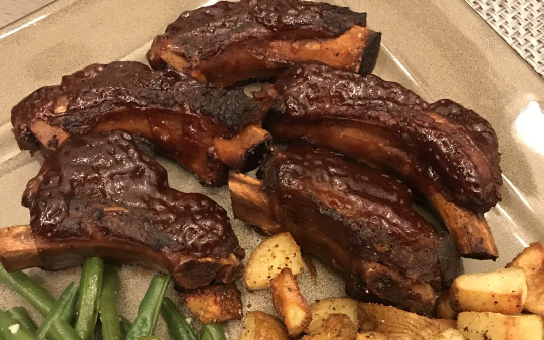 4 Ingredient Crock Pot BBQ Ribs