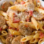 One Pot Spicy Sausage Pasta Easy Recipe Dinner